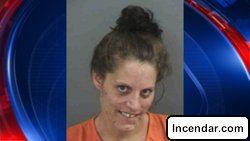 Florida woman found with meth in 